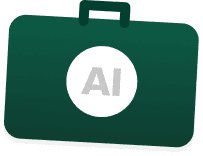 Imagem de assistente de carreira com IA